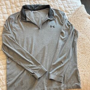 Under Armour Steel Gray Long Sleeve Top